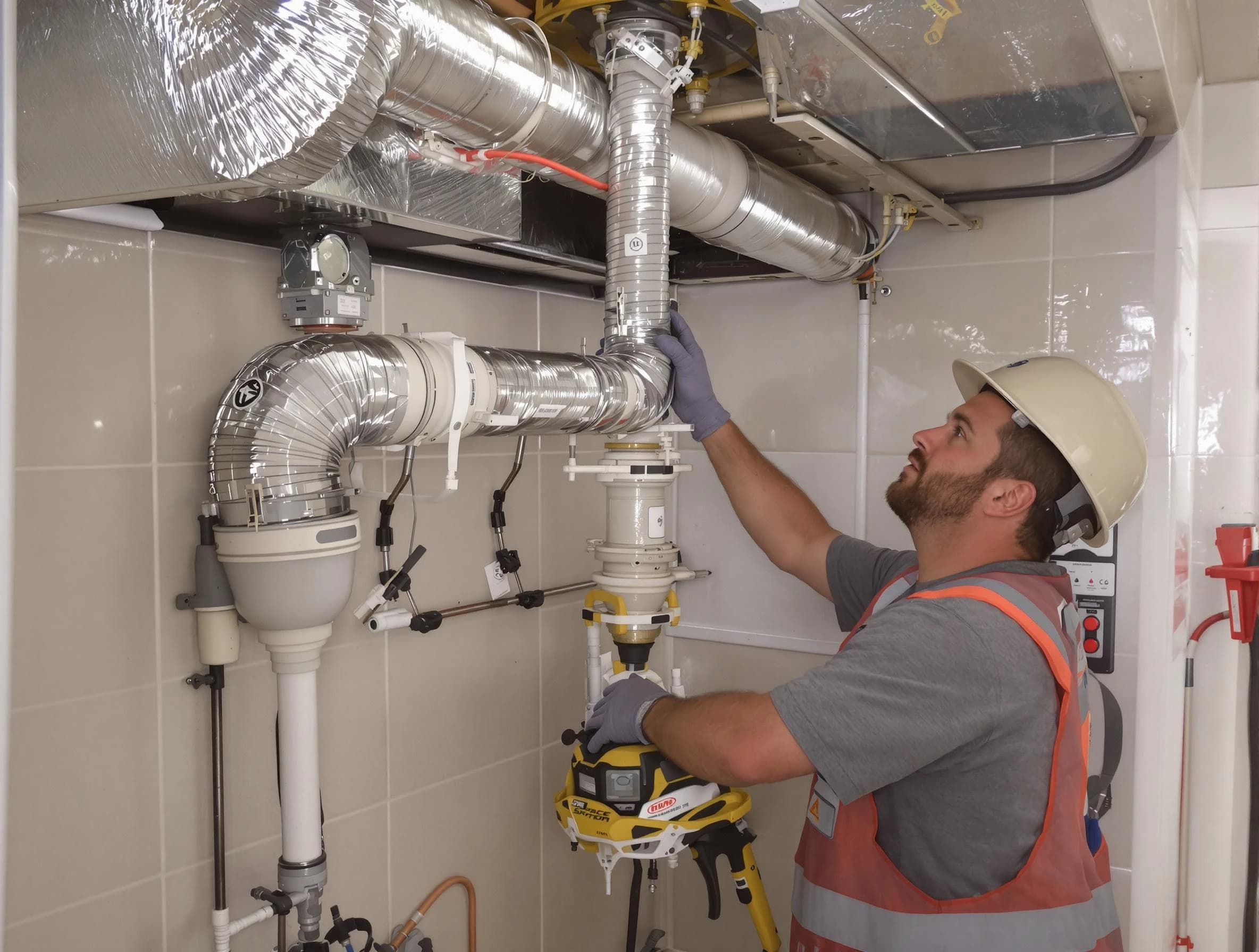 Rio Rancho Dryer Vent Cleaning expert performing professional dryer vent repair and installation in Rio Rancho