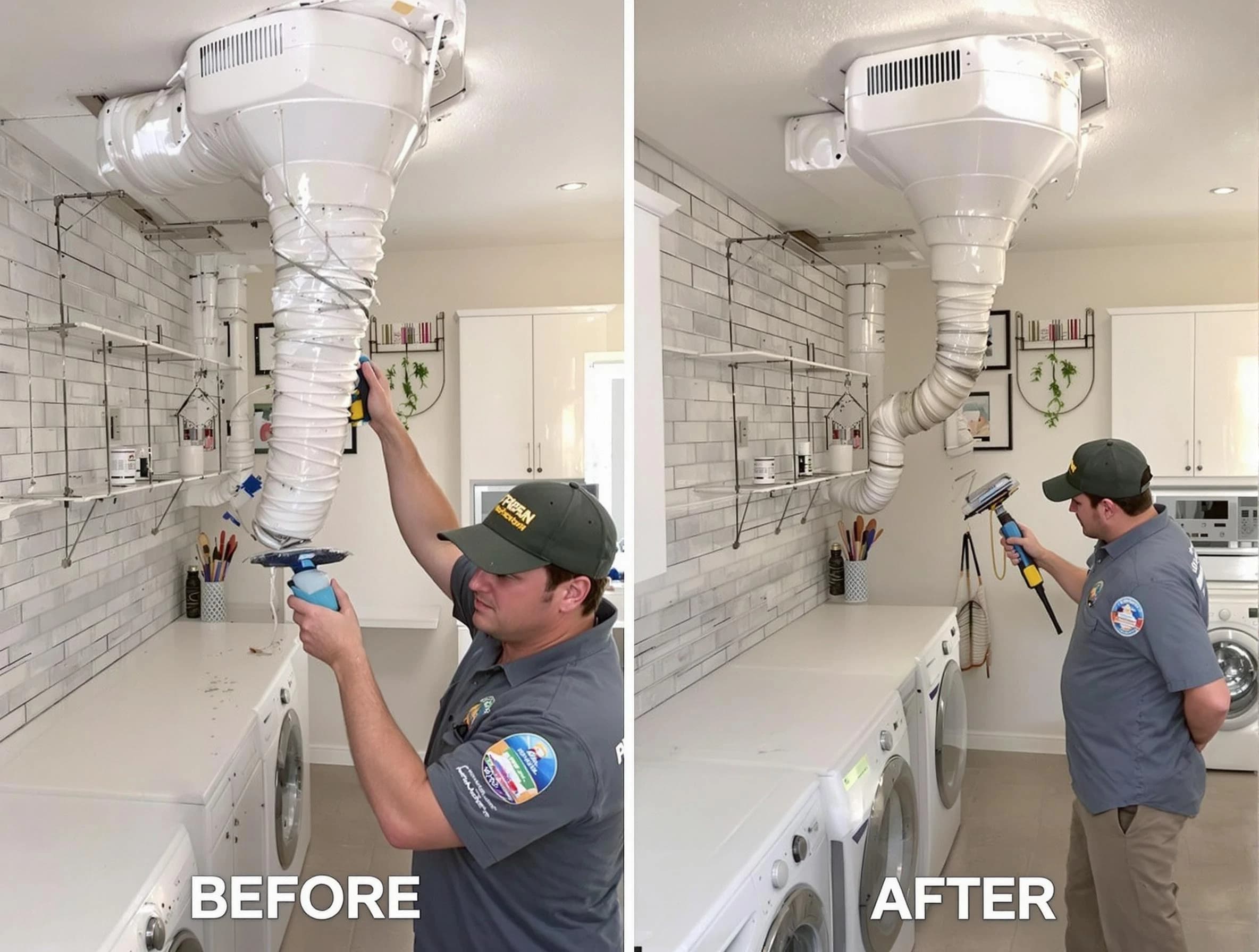 Professional dryer exhaust vent cleaning by Rio Rancho Dryer Vent Cleaning in Rio Rancho